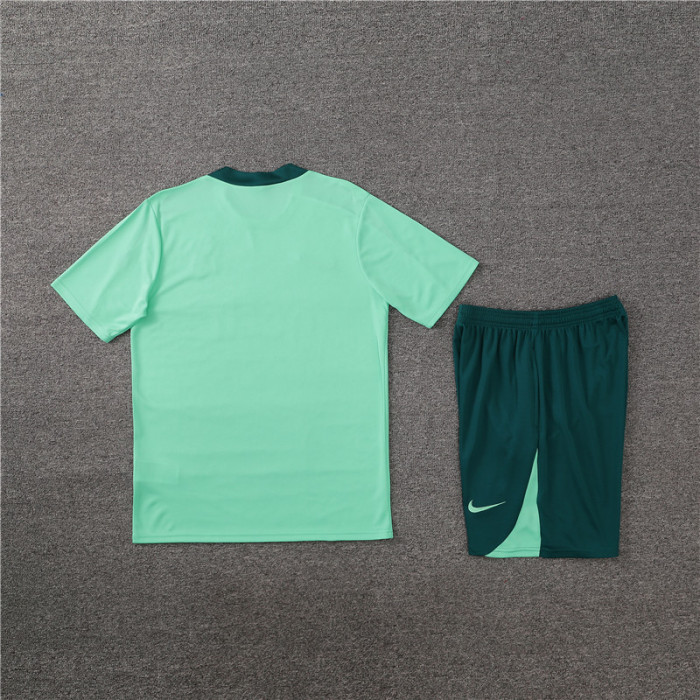 24/25 Tottenham Hotspur kids Short sleeve Light Green training suit