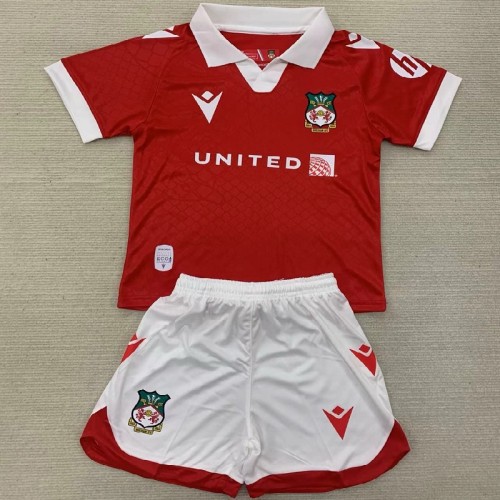24/25 Wrexham home kids kit