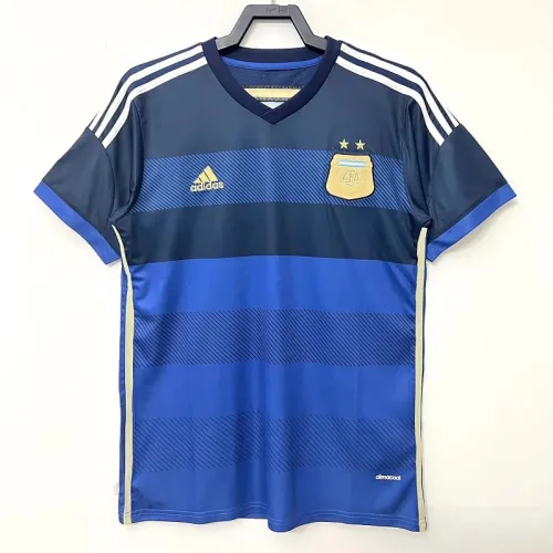 Retro Argentina 2014 away football Jersey