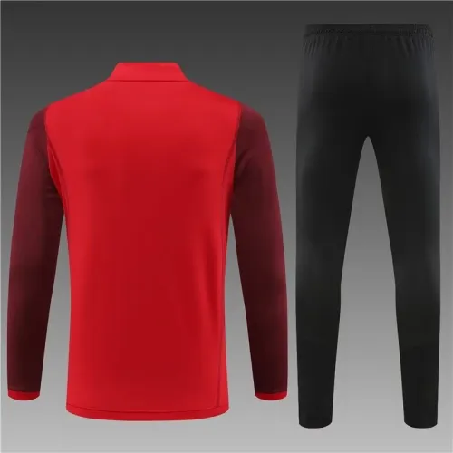 23/24 Olympique Lyonnais red training suit