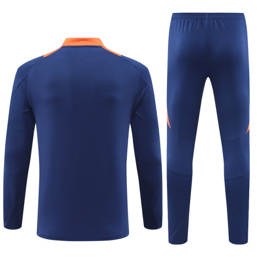 24/25 Manchester United kids royal blue training suit