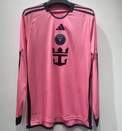 24/25 Inter Miami home Long sleeve football jersey