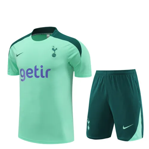 24/25 Tottenham Hotspur kids Short sleeve Light Green training suit