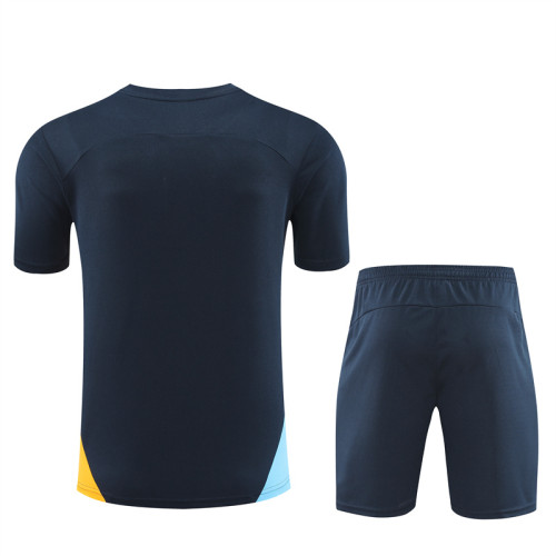 24/25 Marseille kids Short sleeve training suit Light Blue