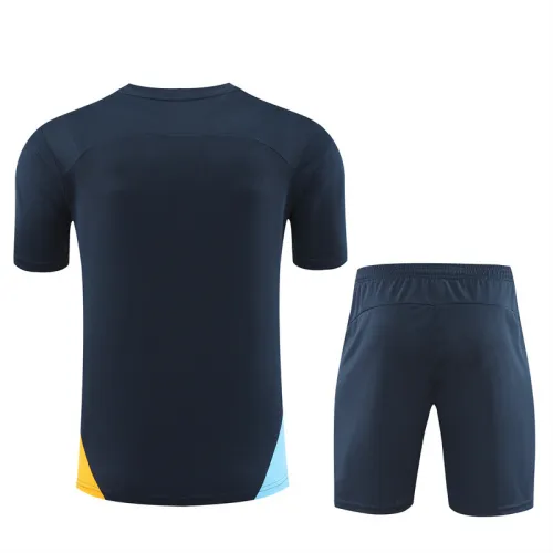 24/25 Marseille kids Short sleeve training suit Light Blue
