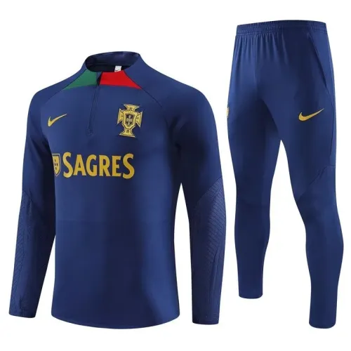 23/24 Portugal kids blue training suit
