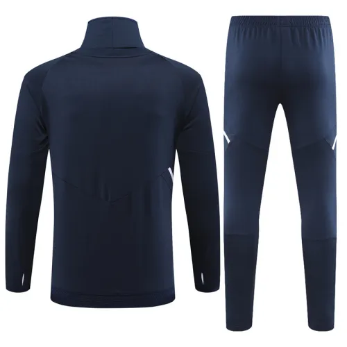 23/24 Real Madrid Royal blue High-Neck training suit