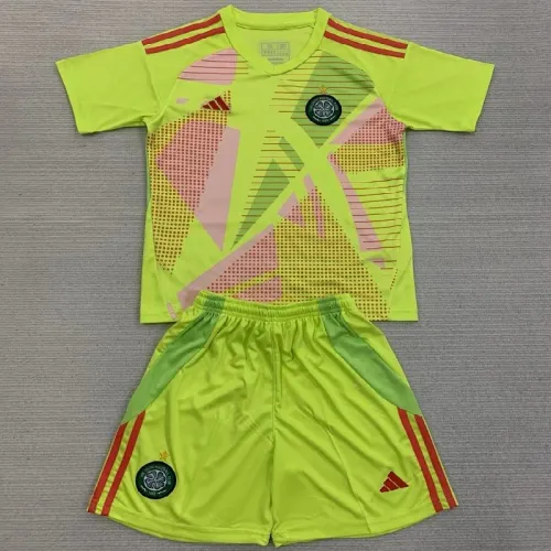 24/25 Celtic Light green goalkeeper kids kit