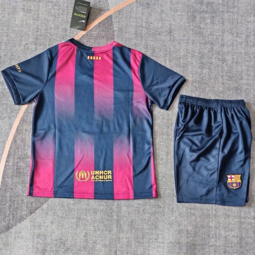 25/26 Barcelona home kids kit
