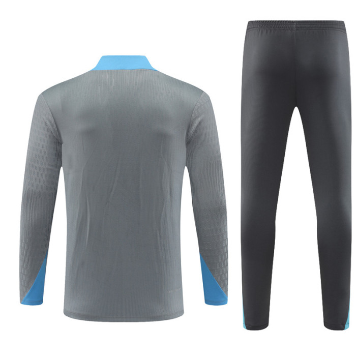 24/25 Tottenham Hotspur kids light gray training suit
