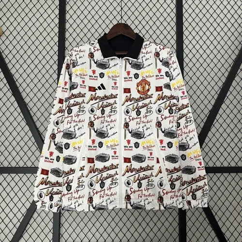 24/25 Manchester united Two sided windbreaker