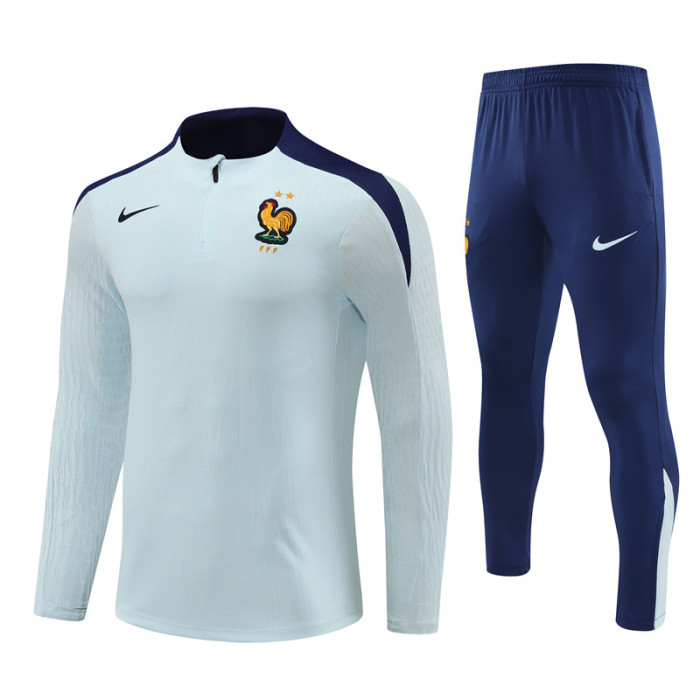 24/25 France kids training suit Light Blue