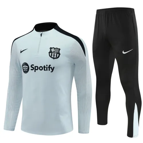 24/25 Barcelona kids Blue training suit Hu Lan