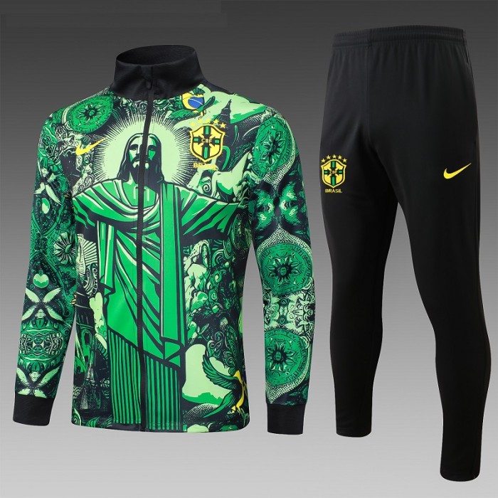 24/25 Brazil Jesus jacket green