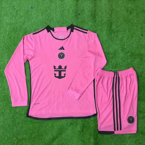 24/25 Inter Miami home Long sleeve kids kit