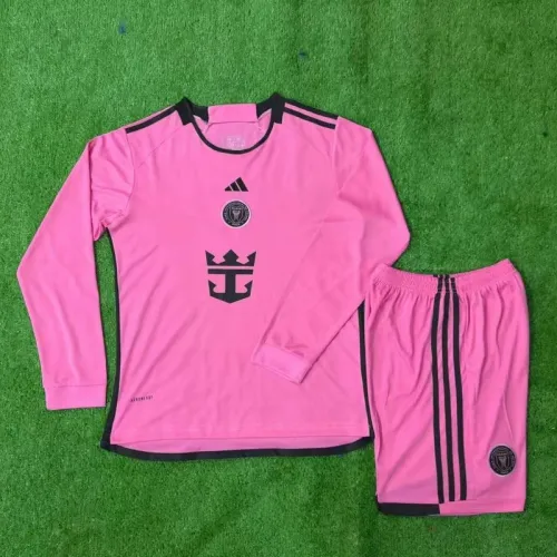 24/25 Inter Miami home Long sleeve kids kit