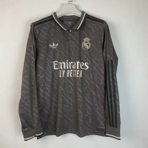 24/25 Real Madrid third Long sleeve football jersey