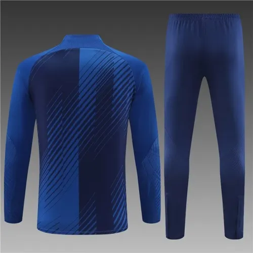 23/24 Barcelona kids Blue camouflage training suit