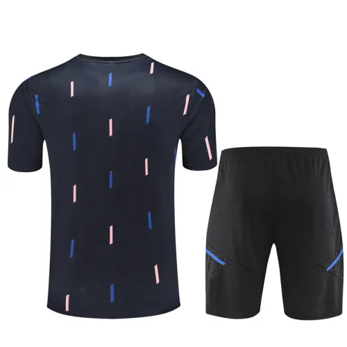 23/24 Manchester United Short sleeve black training suit