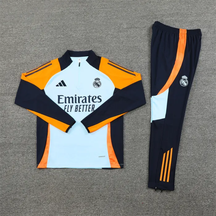 24/25 Real Madrid Kids training suit Yellow Blue