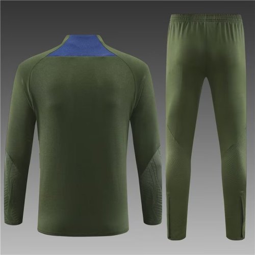 23/24 PSG Jordan Army green training suit