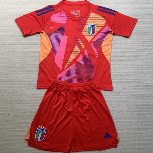 24/25 Italy red goalkeeper Adult Set
