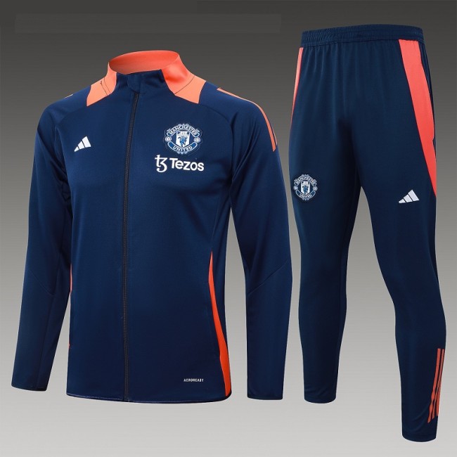 24/25 Manchester United kids Royal Blue jacket