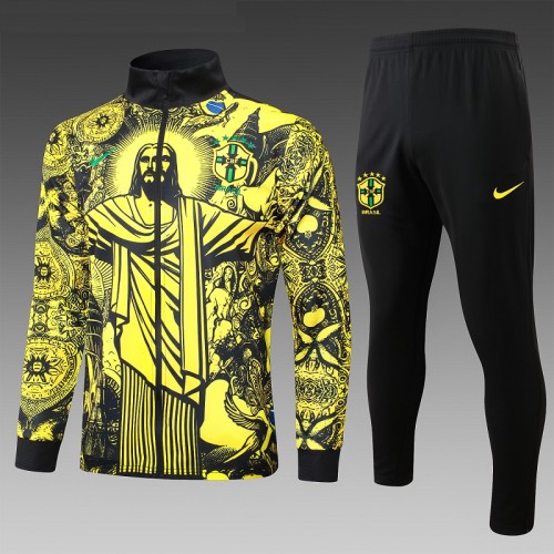 24/25 Brazil Jesus jacket yellow