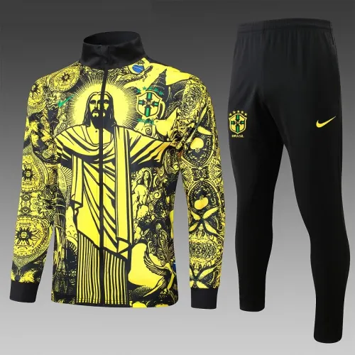 24/25 Brazil Jesus jacket yellow