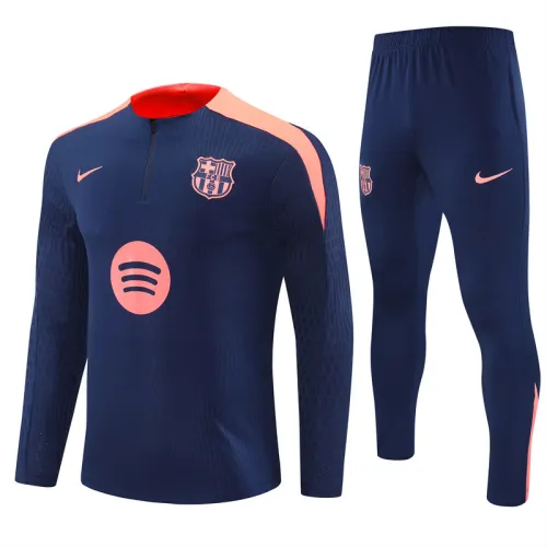 24/25 Barcelona kids training suit royal blue