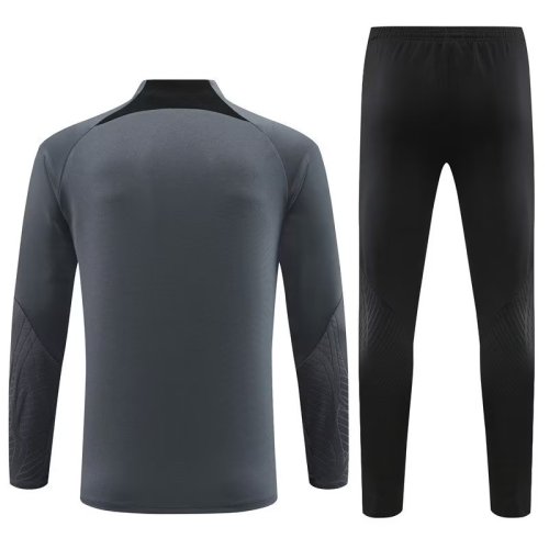 23/24 PSG Jordan kids Dark gray training suit
