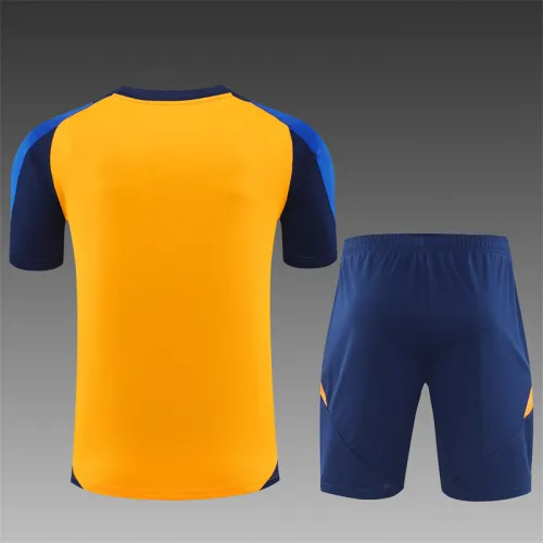 24/25 Juventus Short sleeve orange training Adult suit