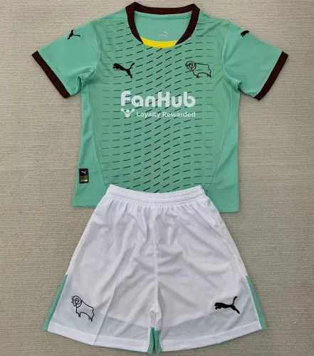 24/25 Derby County away kids kit