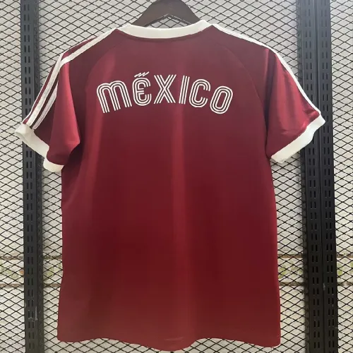 Retro 1985 Mexico home football Jersey