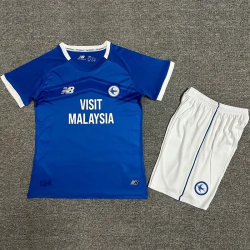 24/25 Cardiff City home kids kit