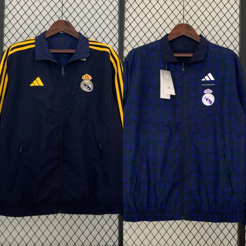 24/25  Real Madrid Two sided windbreaker