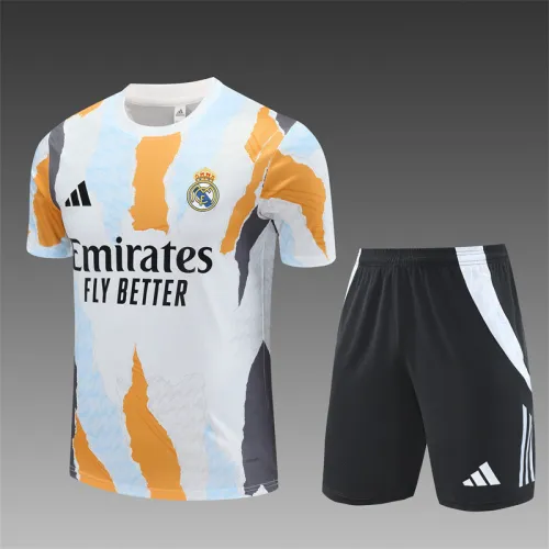 24/25 Real Madrid Short sleeve training suit Camouflage white