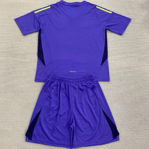 24/25 Scotland Purple Goalkeeper kids kit