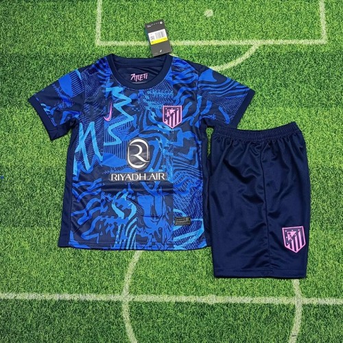 24/25 Atletico Madrid third kids kit