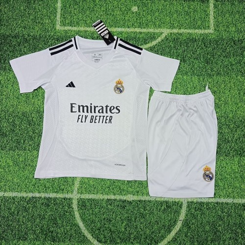 24/25 Real Madrid home kids kit