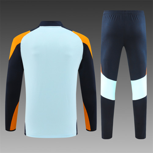 24/25 Real Madrid Adult training suit Yellow Blue