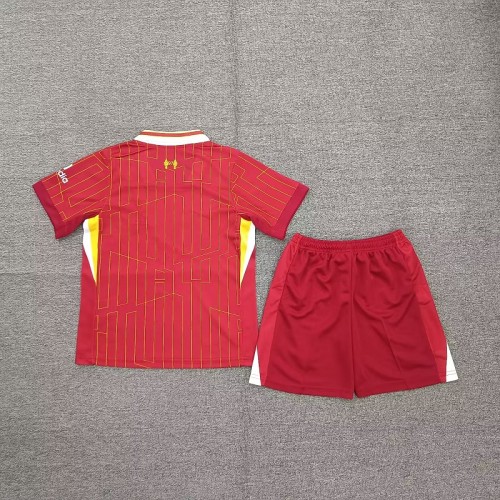 24/25 liverpool home kids kit