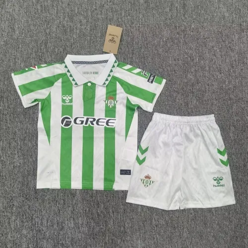 24/25 Real Betis home kids kit
