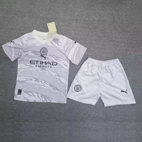 24/25 Manchester City Dragon Year Special Edition kids kit with socks