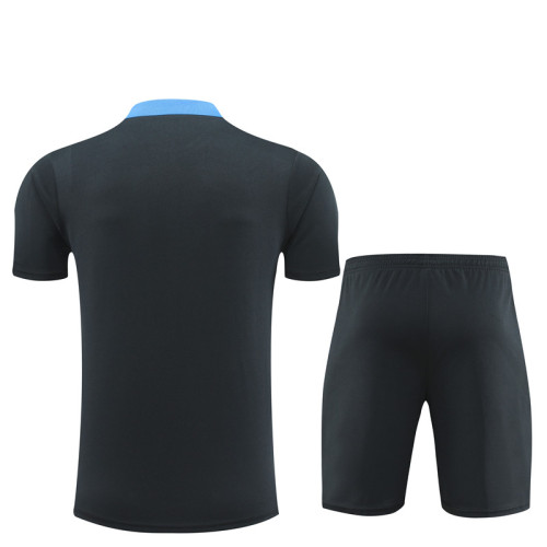 24/25 Tottenham Hotspur kids Short sleeve black training suit