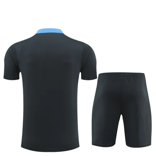 24/25 Tottenham Hotspur kids Short sleeve black training suit