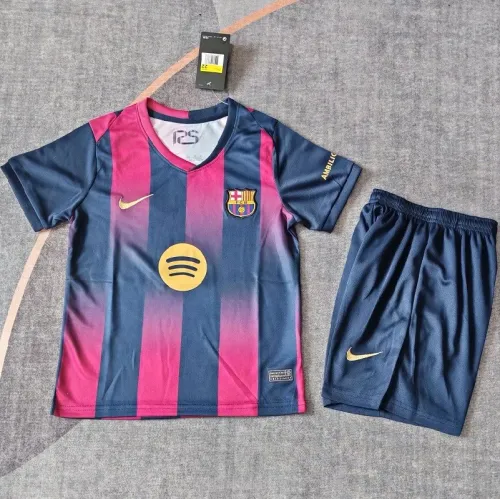 25/26 Barcelona home kids kit