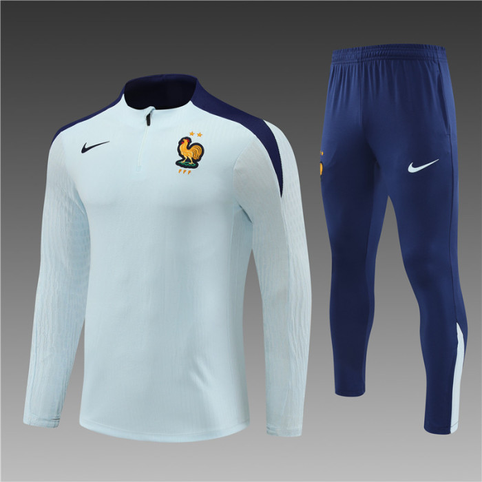 24/25 France training  Adult suit Light Blue