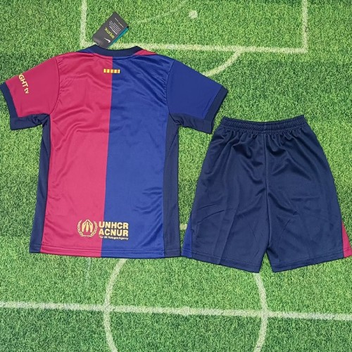24/25 Barcelona home kids kit