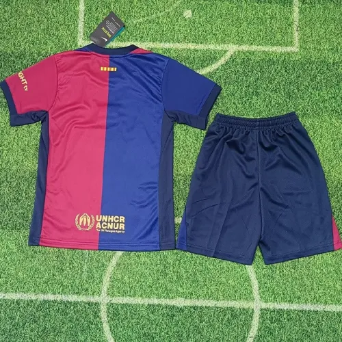 24/25 Barcelona home kids kit
